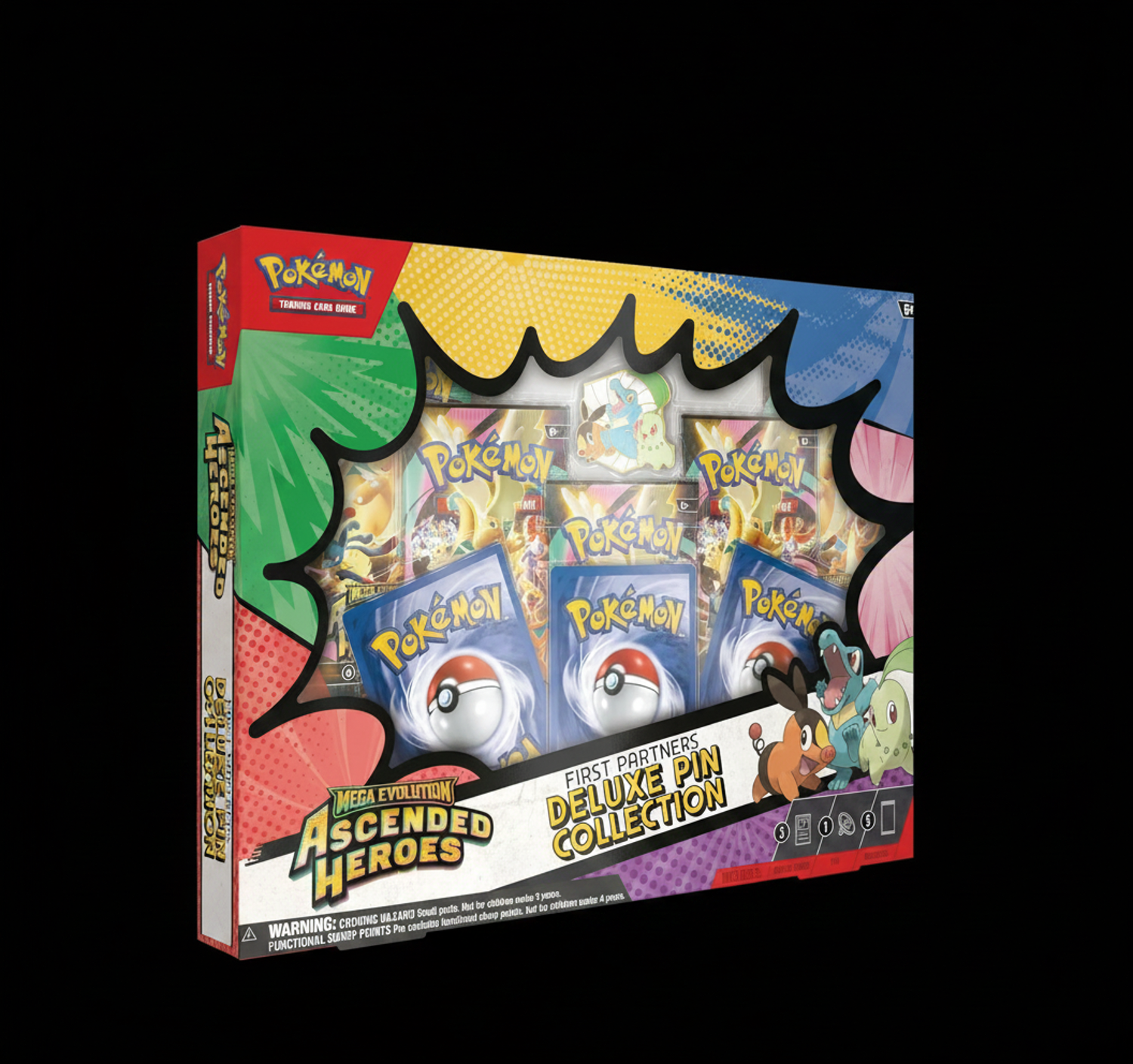 Pokémon TCG: Mega Evolution First Partners Deluxe Pin Collection